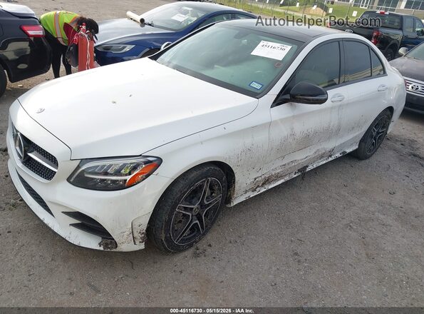 55SWF8EBXLU326247 2020 MERCEDES-BENZ C-CLASS White Передня ліва чверть
