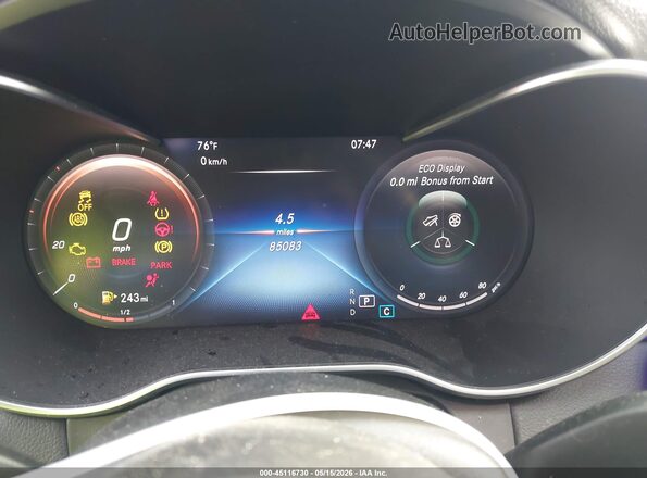 55SWF8EBXLU326247 2020 MERCEDES-BENZ C-CLASS White Вид задніх сидінь