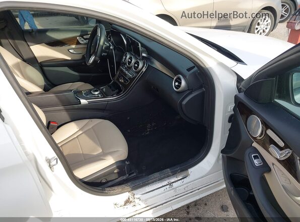 55SWF8EBXLU326247 2020 MERCEDES-BENZ C-CLASS White Вид салону спереду