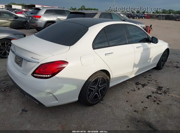 55SWF8EBXLU326247 2020 MERCEDES-BENZ C-CLASS White Задня права чверть