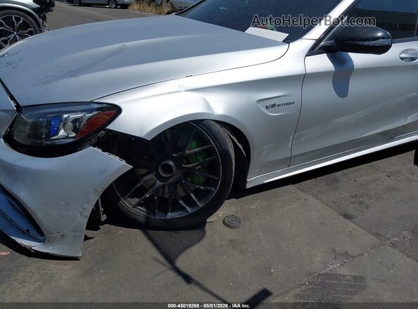 55SWF8GB9LU328472 2020 MERCEDES-BENZ AMG C 63 Silver წინა ხედი
