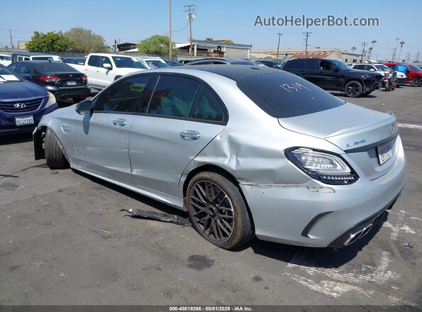 55SWF8GB9LU328472 2020 MERCEDES-BENZ AMG C 63 Silver უკანა მარცხენა