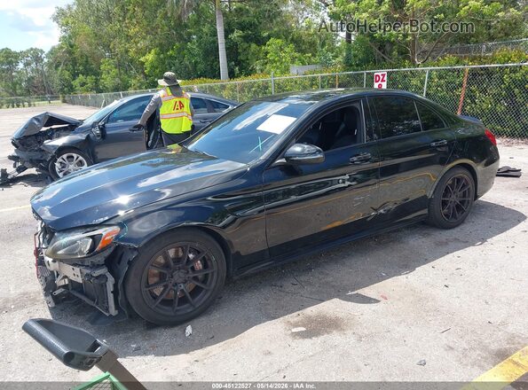 55SWF8GBXHU216416 2017 MERCEDES-BENZ AMG C 63 Black Vista tres cuartos delantera izquierda