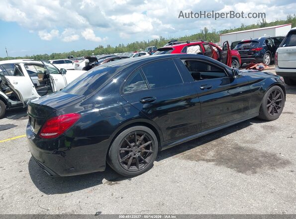 55SWF8GBXHU216416 2017 MERCEDES-BENZ AMG C 63 Black Trasero derecho