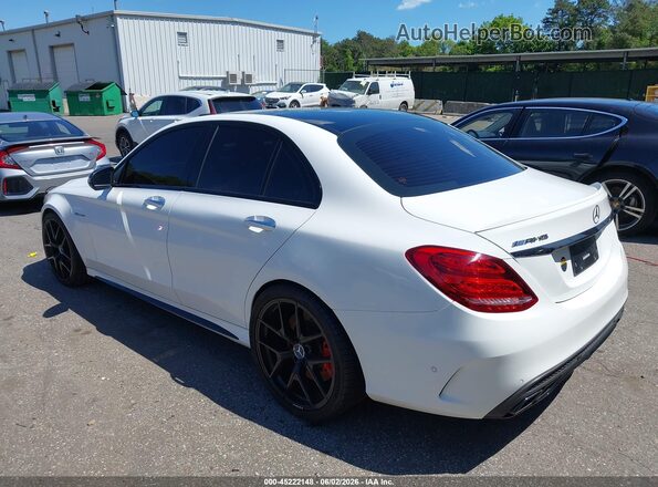 55SWF8HB7HU198374 2017 MERCEDES-BENZ AMG C 63 White Հետևի ձախ