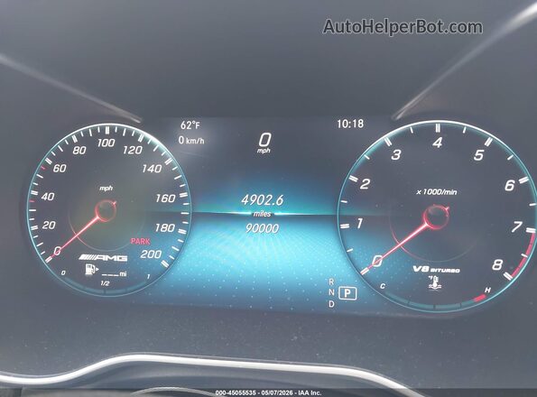 55SWF8HBXKU310527 2019 MERCEDES-BENZ AMG C 63 White Вид задніх сидінь