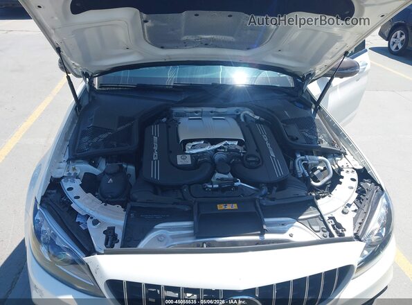 55SWF8HBXKU310527 2019 MERCEDES-BENZ AMG C 63 White Вид ззаду