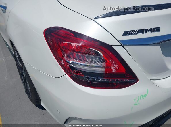 55SWF8HBXKU310527 2019 MERCEDES-BENZ AMG C 63 White 