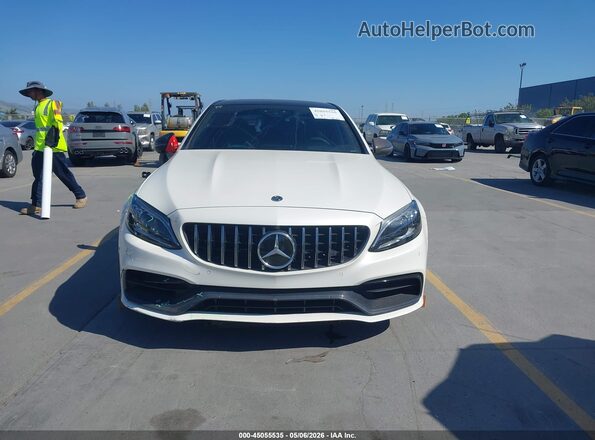 55SWF8HBXKU310527 2019 MERCEDES-BENZ AMG C 63 White Вид щитка приладів