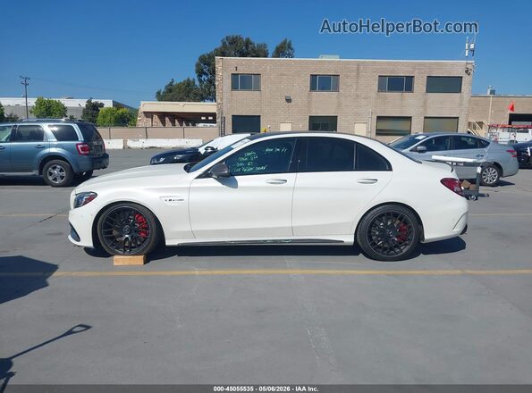 55SWF8HBXKU310527 2019 MERCEDES-BENZ AMG C 63 White Панорамний вид салону 360°