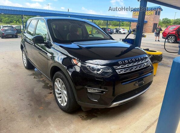 SALCR2RX3JH749904 2018 LAND ROVER DISCOVERY Black Tył lewy