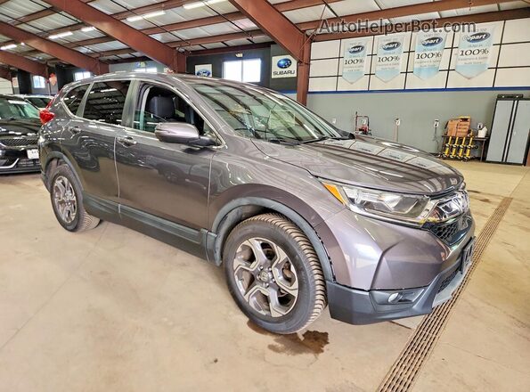 7FARW2H54JE003637 2018 HONDA CR-V Gray Vista frontal