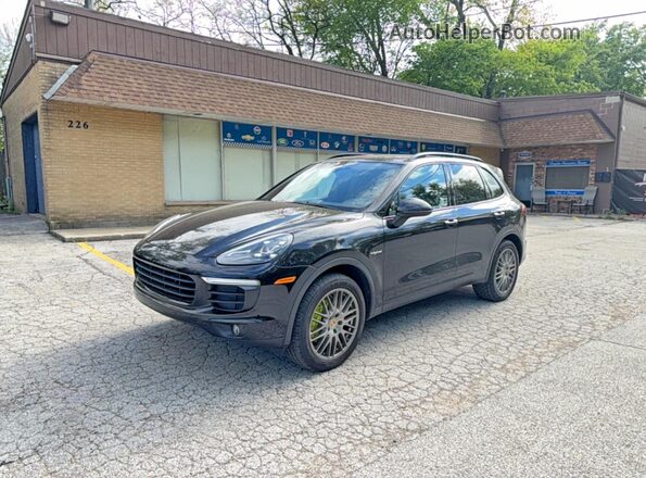 WP1AE2A29GLA17811 2016 PORSCHE CAYENNE Черный Задняя правая четверть