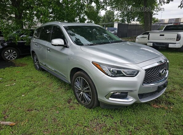 5N1DL0MMXJC513340 2018 INFINITI QX60 Silver Հետևի ձախ