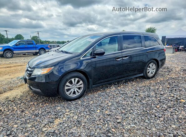 5FNRL5H60HB012148 2017 HONDA ODYSSEY Black Trasero izquierdo