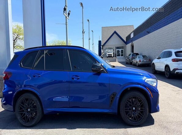 5YMJU0C09M9E32439 2021 BMW X5 Blue 