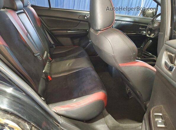 JF1VA1B68K9817778 2019 SUBARU WRX Black Widok wnętrza z tyłu