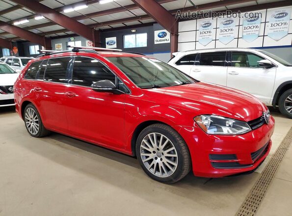 3VW017AU6HM518014 2017 VOLKSWAGEN GOLF Red 