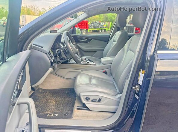 WA1LAAF7XKD008245 2019 AUDI Q7 Black Widok naklejki z numerem VIN