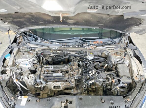19XFC1F72HE209528 2017 HONDA CIVIC Gray Вид підкапотного простору