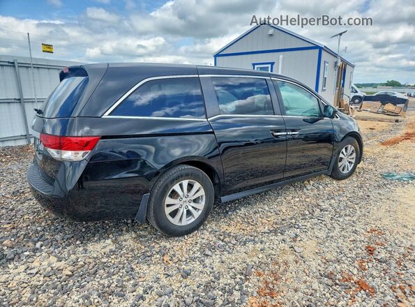 5FNRL5H60HB012148 2017 HONDA ODYSSEY Black Delantero derecho