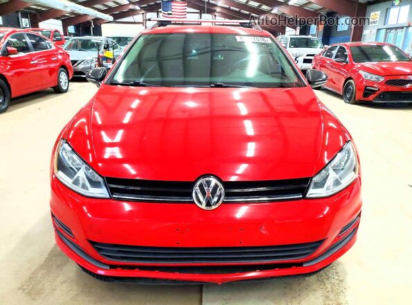 3VW017AU6HM518014 2017 VOLKSWAGEN GOLF Red 