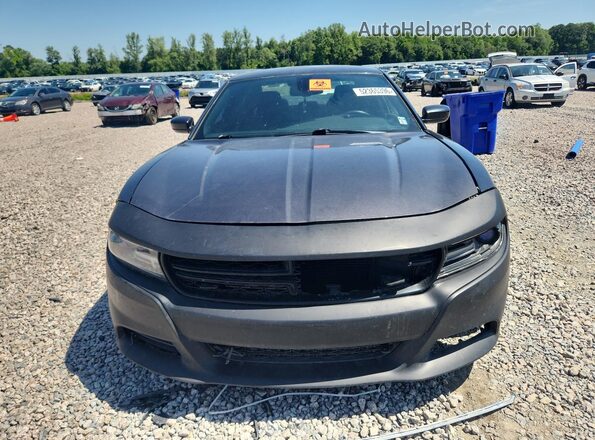 2C3CDXCT4GH227752 2016 DODGE CHARGER Gray Rear view