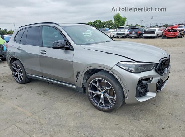 5YMJU0C06N9L57309 2022 BMW X5 Gray 