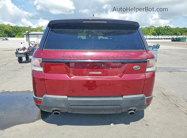 SALWR2PF5GA653586 2016 LAND ROVER RANGE ROVER Red Front interior view