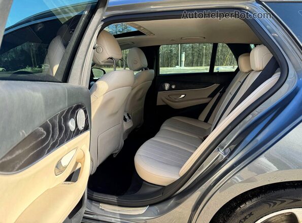 WDDZH6GB9HA239374 2017 MERCEDES-BENZ E Gray 