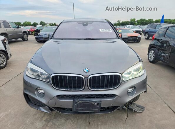 5UXKU0C59K0S97436 2019 BMW X6 Gray Вид ззаду