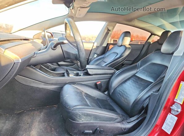 5YJ3E1EA4JF032913 2018 TESLA MODEL Red 