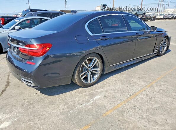 WBA7E4C51KGV28667 2019 BMW 7 SERIES Gray Передня права чверть