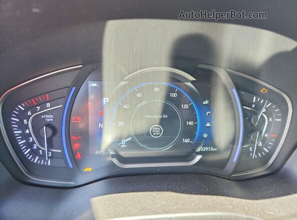 5NMS53AA1LH206810 2020 HYUNDAI SANTA FE Gray Vista de los asientos traseros
