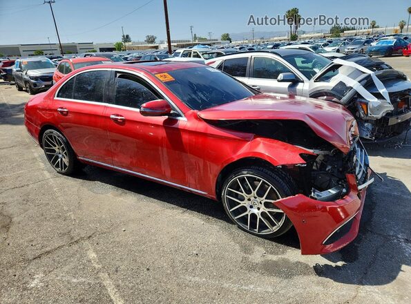 WDDZF4JB3HA204929 2017 MERCEDES-BENZ E Красный Передняя правая четверть