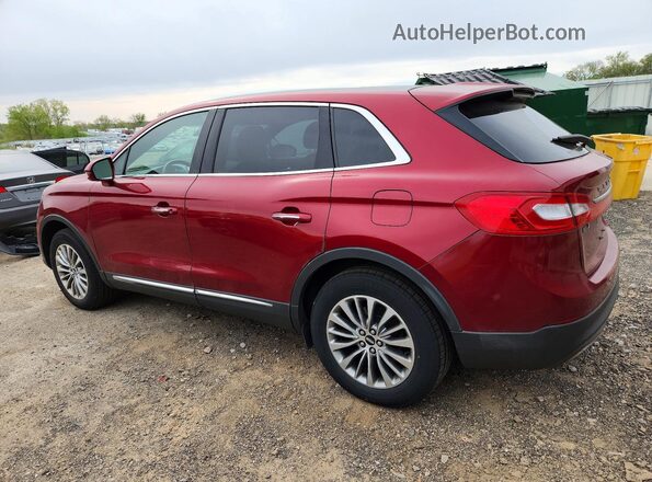 2LMPJ8KR3HBL49539 2017 LINCOLN MKX Red Задня права чверть