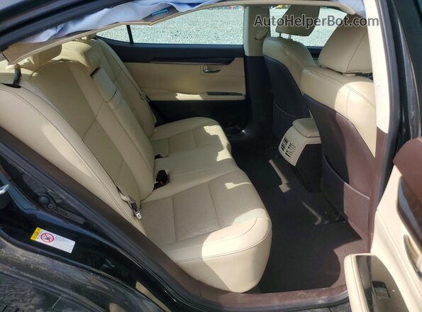 58ABK1GG1HU078047 2017 LEXUS ES Black Rear seats view