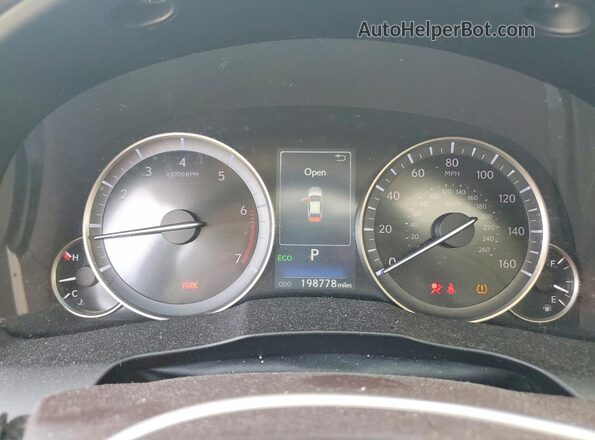 58ABK1GG1HU078047 2017 LEXUS ES Black Instrument cluster view