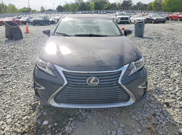 58ABK1GG1HU078047 2017 LEXUS ES Black Front view