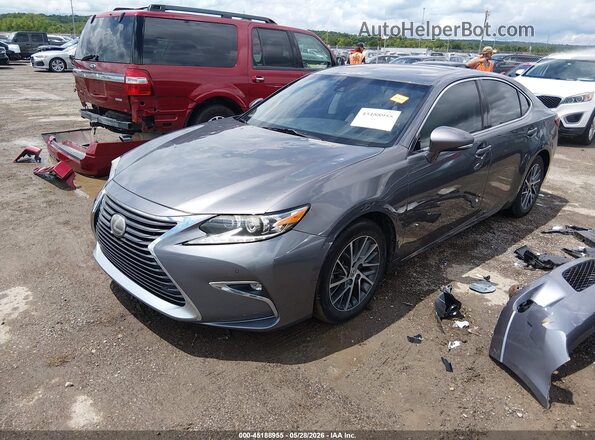 58ABK1GG2GU010984 2016 LEXUS ES 350 Gray Առջևի ձախ երեք քառորդ տեսարան