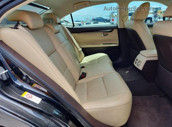 58ABK1GG2GU011777 2016 LEXUS ES Black Vista de los asientos traseros