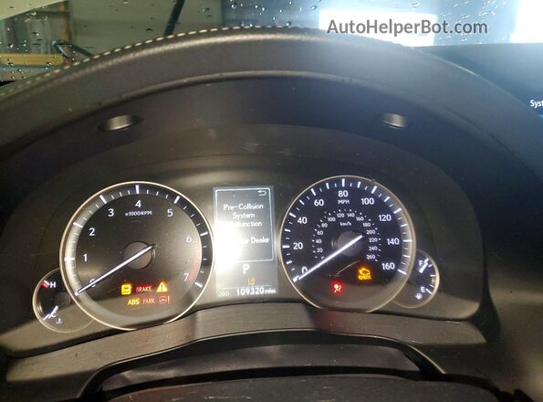 58ABK1GG2HU079451 2017 LEXUS ES Белый Вид щитка приборов