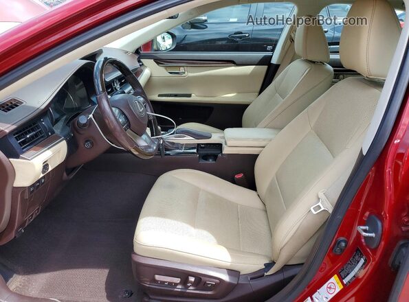58ABK1GG3HU068944 2017 LEXUS ES Red Front interior view