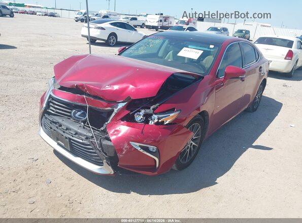 58ABK1GG3HU077885 2017 LEXUS ES 350 Red 