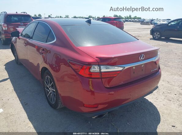 58ABK1GG3HU077885 2017 LEXUS ES 350 Red 
