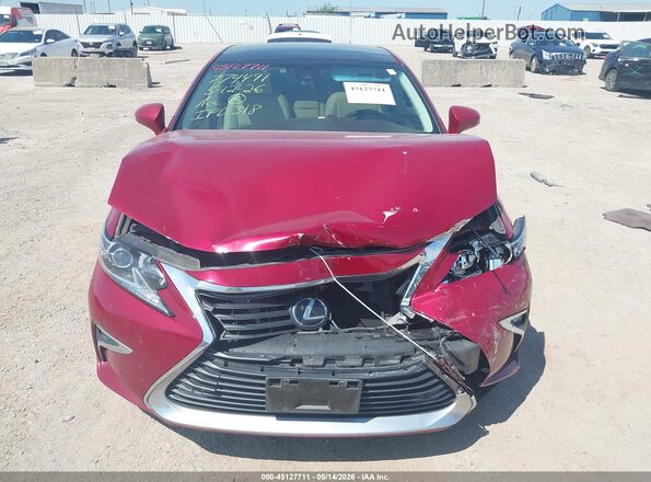 58ABK1GG3HU077885 2017 LEXUS ES 350 Red 
