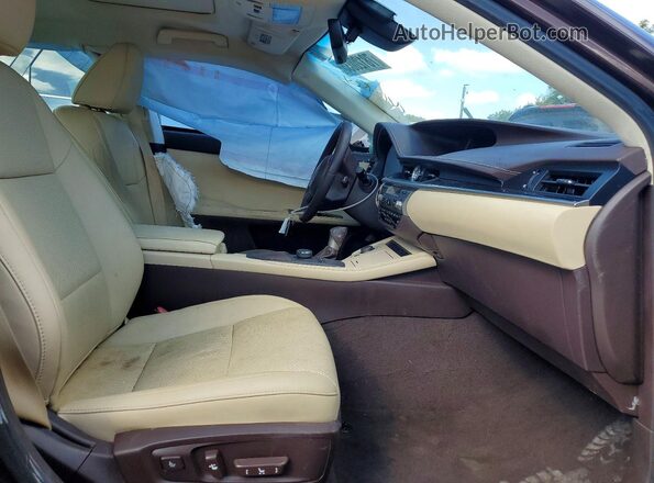 58ABK1GG4HU078530 2017 LEXUS ES Brown Widok wnętrza z przodu