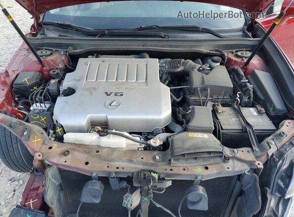 58ABK1GG4JU092045 2018 LEXUS ES Red 