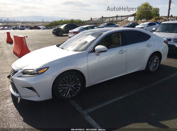 58ABK1GG6HU042483 2017 LEXUS ES 350 White Առջևի ձախ երեք քառորդ տեսարան