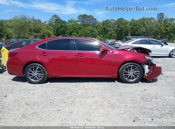58ABK1GG6JU083038 2018 LEXUS ES 350 Red 